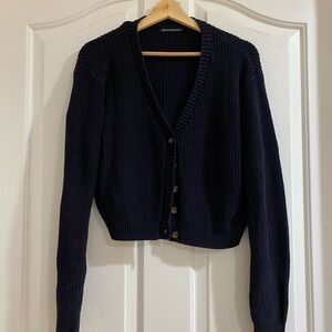 Navy Cardigan